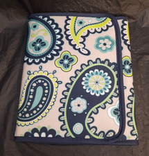 Thirty-One Fold It Up Organizer iPad Tablet Case Paisley Day Print, NIP Notepad