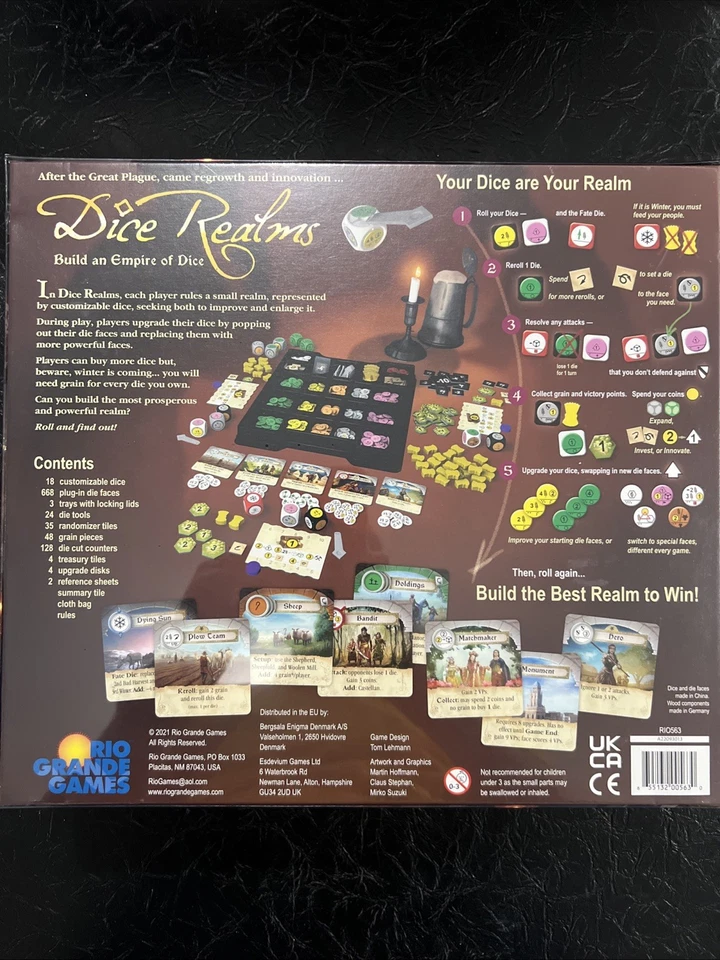 Dice Realms Board Game (Tom Lehman, Rio Grande Games) - New, Sealed - Image 2 of 4