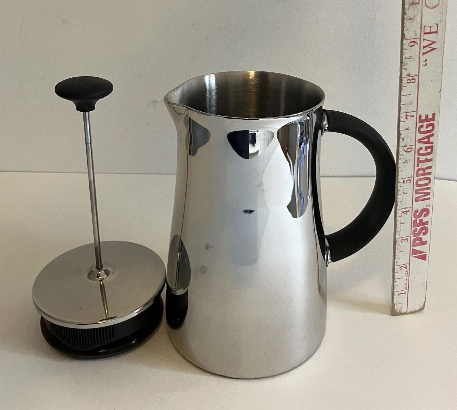 Bodum French Press 4 Cup 32 Ounce Stainless Coffee Maker Pitcher Double Walled