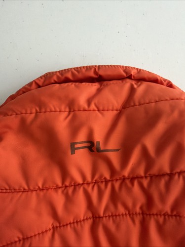 Polo Ralph Lauren Jacke Herren Extra Large OranQuilted Full Zip Nylon Wintermantel - Bild 7 von 11