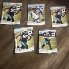Panini NFL Panthers Card Lot 5 Cards 2021 Brown Darnold Jackson