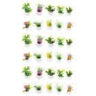  3 Count Kleine Künstliche Pflanzen Miniaturpflanzen Für Puppenhaus