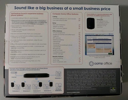 Ooma Office Business Phone System with 2 Ooma Linx Devices - Picture 7 of 8