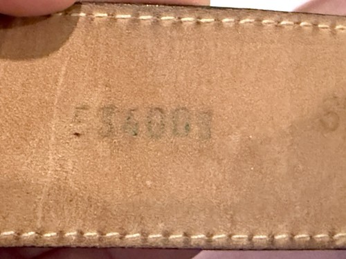 Streets Ahead Matte Gold-Plates Vintage Hardware Brown Leather Belt - Picture 6 of 8