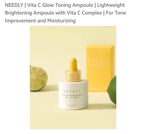 NEEDLY Vita C fiala tonificante luminosa - 30 ml / 1 oz - Foto 3 di 5