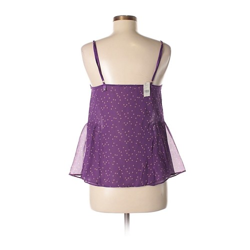 STELLA MCCARTNEY Purple SILK Star Print Camisole Top NEW NWT Med Medium - Picture 2 of 5