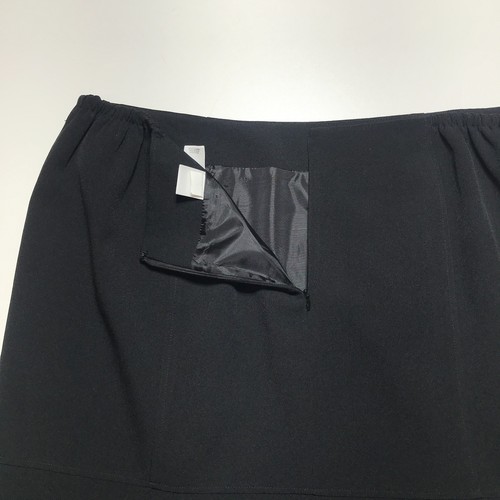 Le Suit Pencil Skirt Womens 20W Expandable Waistband Ruffle Peplum Style Career - Picture 10 of 13