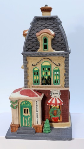 Dept 56 Haberdashery Heritage Village Christmas In The City 55310 Lights work - Picture 1 of 11
