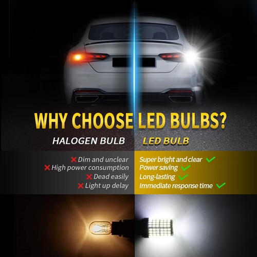 LED 1156 382 144SMD P21W Reverse Brake Light Turn Signal Lights Canbus Bulb - Picture 13 of 22