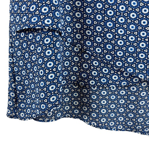 The Limited leichte Bluse geometrischer Druck Rundhalsausschnitt lange Rollriegelärmel LT - Bild 3 von 8