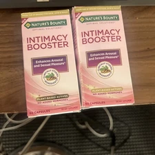 2 ~ Natures Bounty INTIMACY BOOSTER Optimal Solutions 60 capsules Exp:12/25