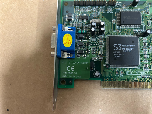 ICUVGA-GW503F CARDEX PCI VIDEO CARD S3 VIRGE/DX 86C375 - Picture 6 of 7