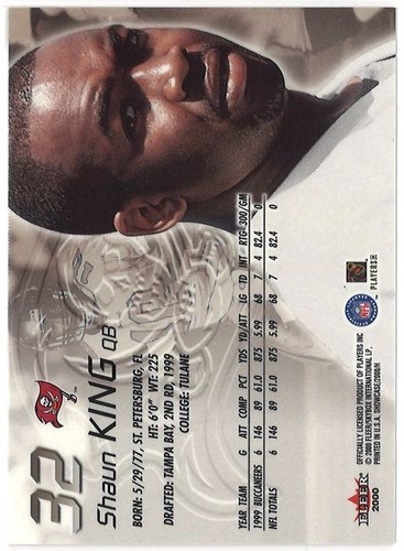 2000 Fleer Showcase - # 32 Shaun King - Picture 2 of 2