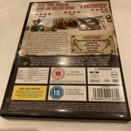 3:10 To Yuma (DVD, 2008) - Picture 2 of 3