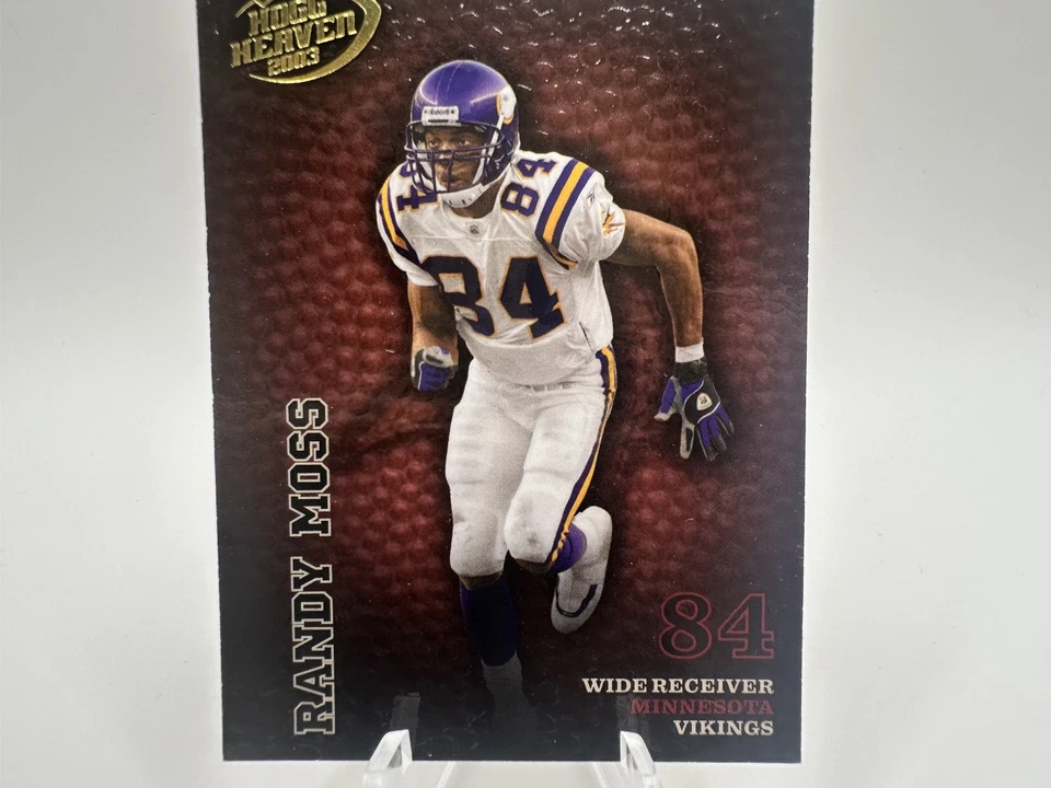 Randy Moss Minnesota Vikings 2003 Playoff Hog Heaven Base Set #83 WR HOF - Image 3 of 4