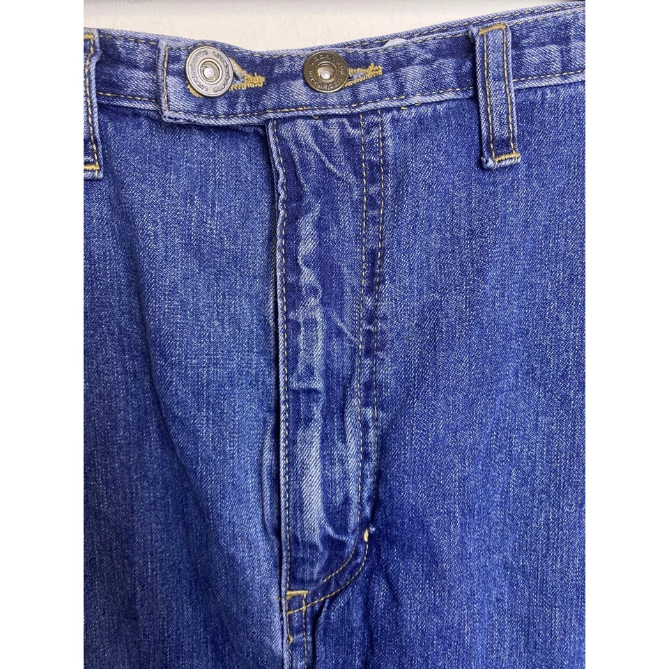 Falda vaquera vintage Liz Claiborne para mujer 10 denim maxi 36" de largo Y2K Cottagecore Foto 3 de 4
