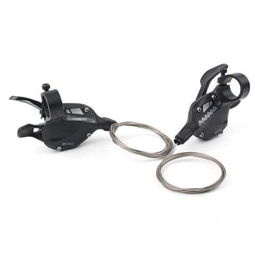 Links & Rechts Set X5 Trigger Shifter MTB 3x10 Gang Fahrrad Schalthebel Schwarz Po - Bild 6 von 7
