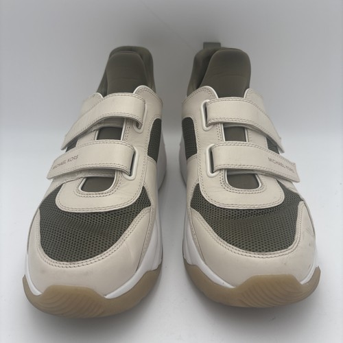 MICHAEL KORS Womens Trainers Size 11 M Unique Green /beige - Picture 4 of 10