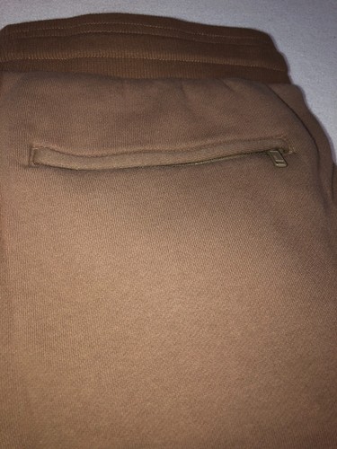 Neu ohne Etikett Under 510 Fleece gefütterte Jogginghose für Herren 32/24 hellbraun zum Überziehen Baumwollmischung - Bild 6 von 12