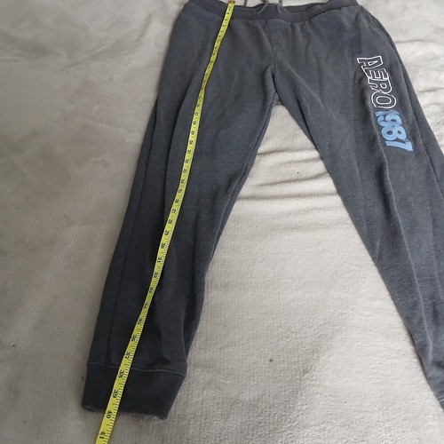 Joggers Aeropostale 1987 polar ultra suave bolsillo con cordón gris para hombre talla L - Imagen 10 de 15