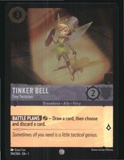Tinker Bell - Tiny Tactician 194/204 The First Chapter Lorcana Cold Foil NM