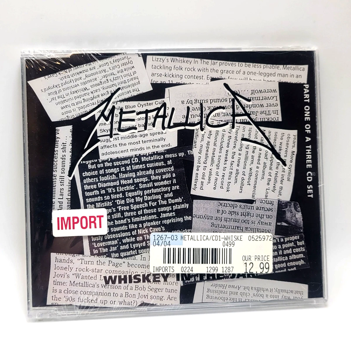Metallica Single Music CDs for sale | eBay