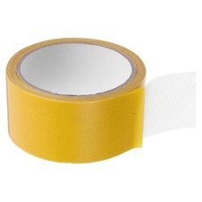 Double Sided Yellow Fiberglass Mesh Tape Durable Floor Tape for Carpet and More