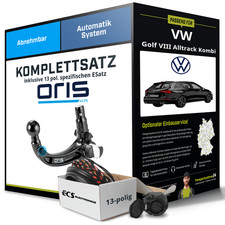 Für VW Golf VIII Alltrack Typ CG5 Anhängerkupplung abnehmbar +eSatz 13pol 20-