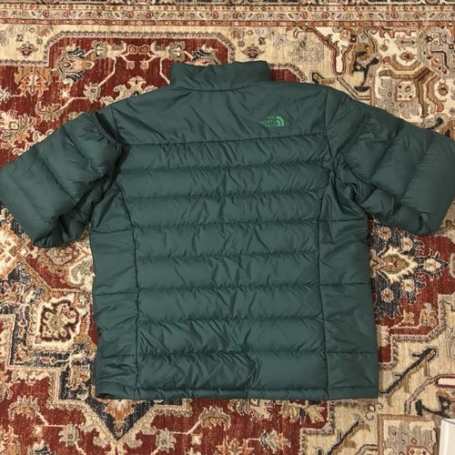The North Face Aconcagua Men's 550 Down Puffer Jacket Full Zip Green XL image 2