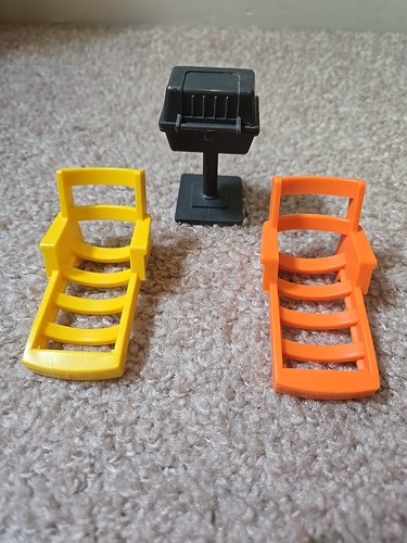 Juego completo de piscina Fisher Price Little People 2526 vintage con caja 1986 - Imagen 3 de 14