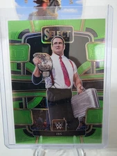 2024 Panini Select WWE - Concourse IRS #91 Neon Green Prizm /75