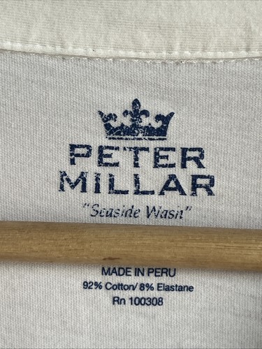 Mens Peter Millar Seaside Collection Terry Cotton Polo Shirt XL SOFT!!!! {uu} - Picture 4 of 10