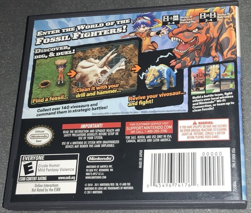 Fossil Fighters: Champions (Nintendo DS) ~ NUR Hülle & Handbuch und Einlagen ~J479 - Bild 2 von 4