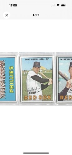 1967 Tony Conigliaro Sealed Topps 12 Card Holiday Baseball Pack Boston Red Sox⚾️ - Picture 3 of 4