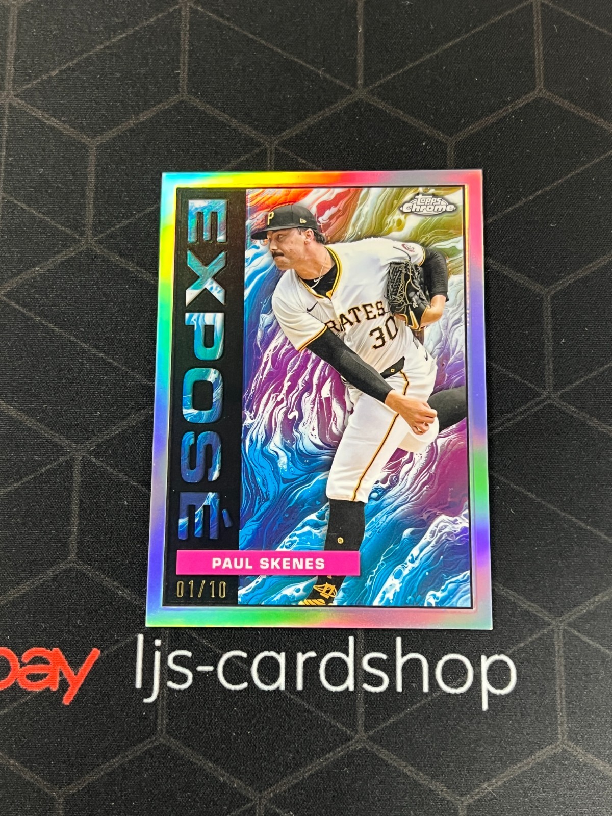 2025 Topps Chrome Paul Skenes Expose SSP Insert 1/10 SPM
