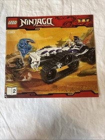 Lego Ninjago Turbo Shredder Manual Only. Set 2263. Manual Part 1 & 2
