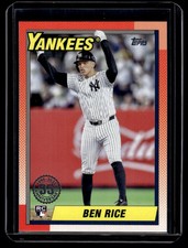 2025 Topps 1990 Baseball 35th Anniversary Ben Rice RC New York Yankees #T90-19