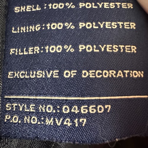 DOCKERS Stain Defender giacca uomo full zip nera denim tasche fodera grande - Foto 9 di 14
