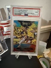 Radamel Falcao - 2015 Panini Select Equalizers Tie-Dye Prizm /30 (PSA 9)