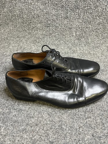 Lottusse Lane Crawford Black Leather Cap Toe Oxford Goodyear Welted UK 10, US 11 - Picture 3 of 9