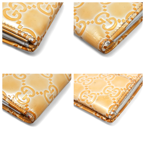 GUCCI Guccissima Long Bifold Wallet Lackleder GEBRAUCHT mit Staubbeutel - Bild 23 von 24