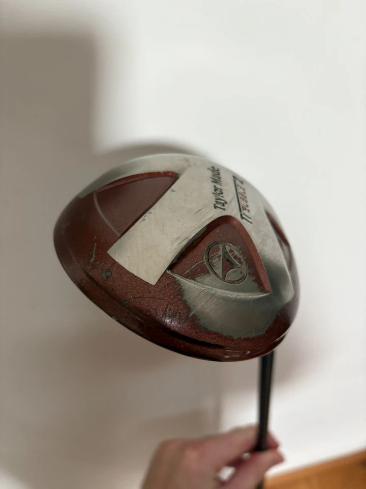 TaylorMade Ti Bubble 2 Golf Clubs Wood Set Driver 3-Wood 5-Wood S-90 Stiff Flex - Image 3 of 4