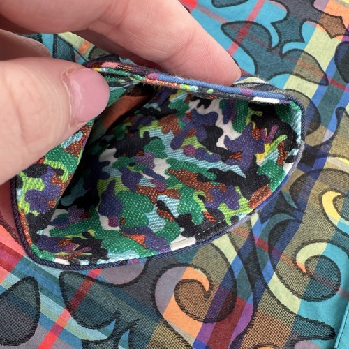 Robert Graham Herren Gr. XS Langarm Button Down Hemd AOP Mehrfarbig Neu mit Etikett - Bild 4 von 10