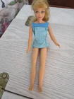 VINTAGE BLONDE TWIST N TURN SKIPPER BARBIE BEND LEG 9" DOLL