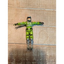 Vintage GI Joe Sci-Fi v2 Action Figure 1988 Hasbro Neon Green Silver Pilot