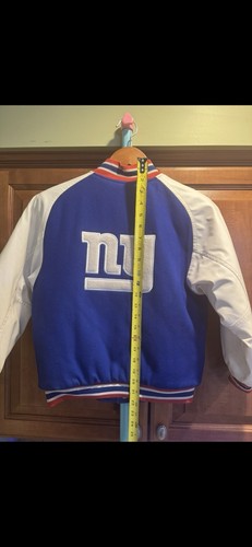 NY Giants Reebok Team Apparel Varsity Jacket Adult Small See Measurements ๐ธ๐ - Picture 7 of 15