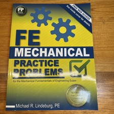 FE Mechanical Practice Problems by Lindeburg PE, Michael  R. @2014 PB Written In