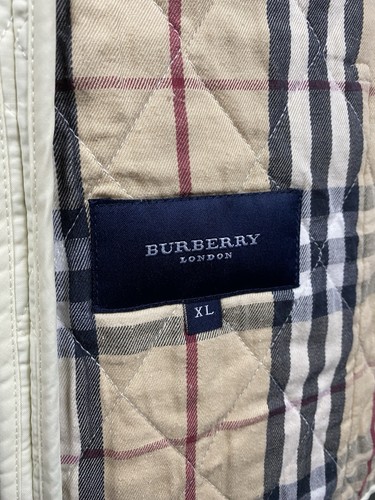 Burberry Nova Check Women's Beige Quilted Jacket Size XL - Picture 14 of 16