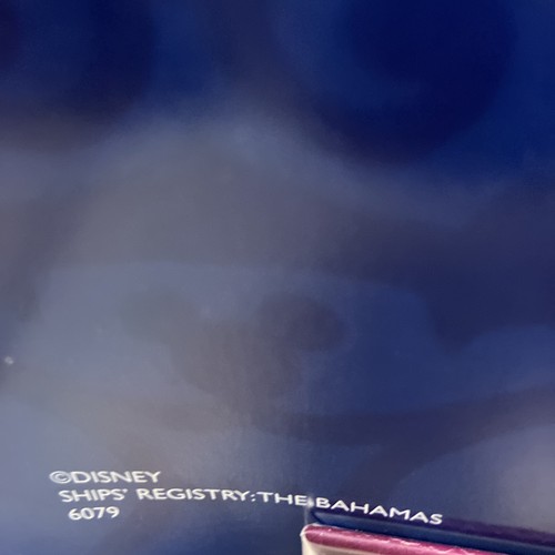 Vintage Disney Cruise Line Reise Poster Captain Mickey Mouse 2012 24x35 - Bild 3 von 4