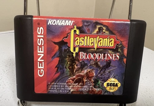 Castlevania: Bloodlines (Sega Genesis) Authentic!  Cart Only! Tested! Fast Ship!